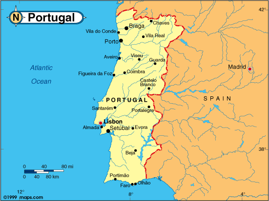 Portugal Map